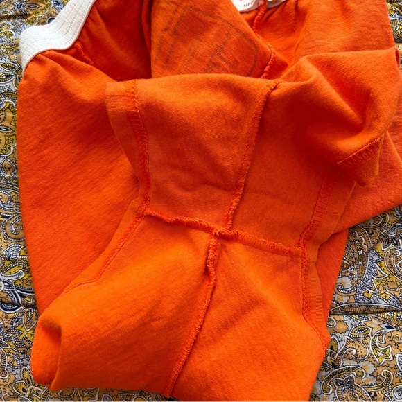 Vintage 1980s Lifeguard Shorts by Exist USA – Bright Orange Gym Shorts - Picture 9 of 10